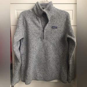 Patagonia Women’s Better Sweater Quarter Zip Fleece Pullover Size L